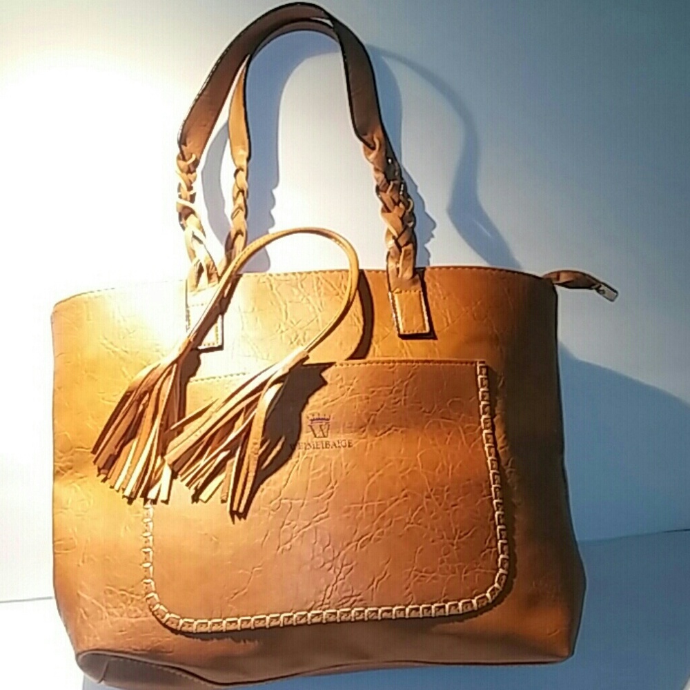 WEIMEIBAIGE Leather Tote NWOT